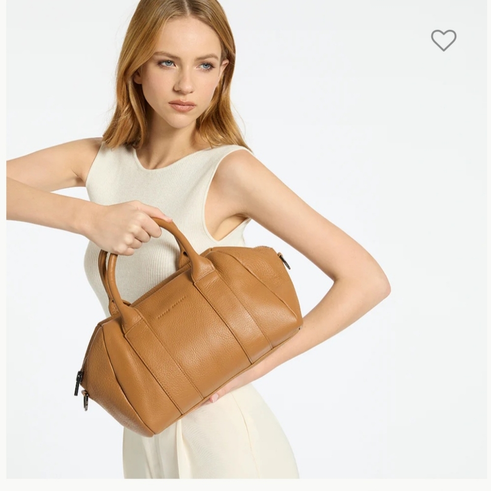 Status Anxiety Tan Leather Bag - Picture 3 of 8